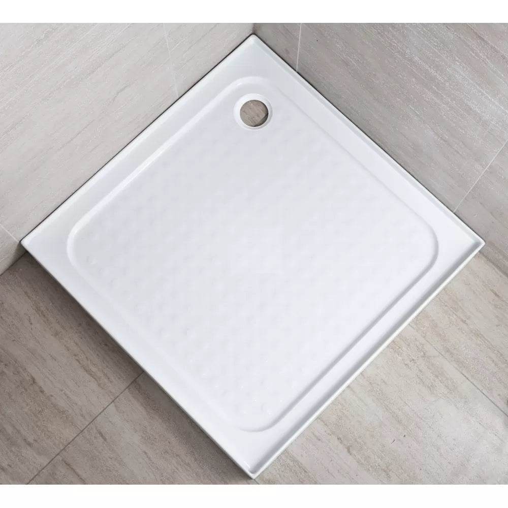 1000X1000MM SQUARE SHOWER ENCLOSURE KIT SWING DOOR- CHROME