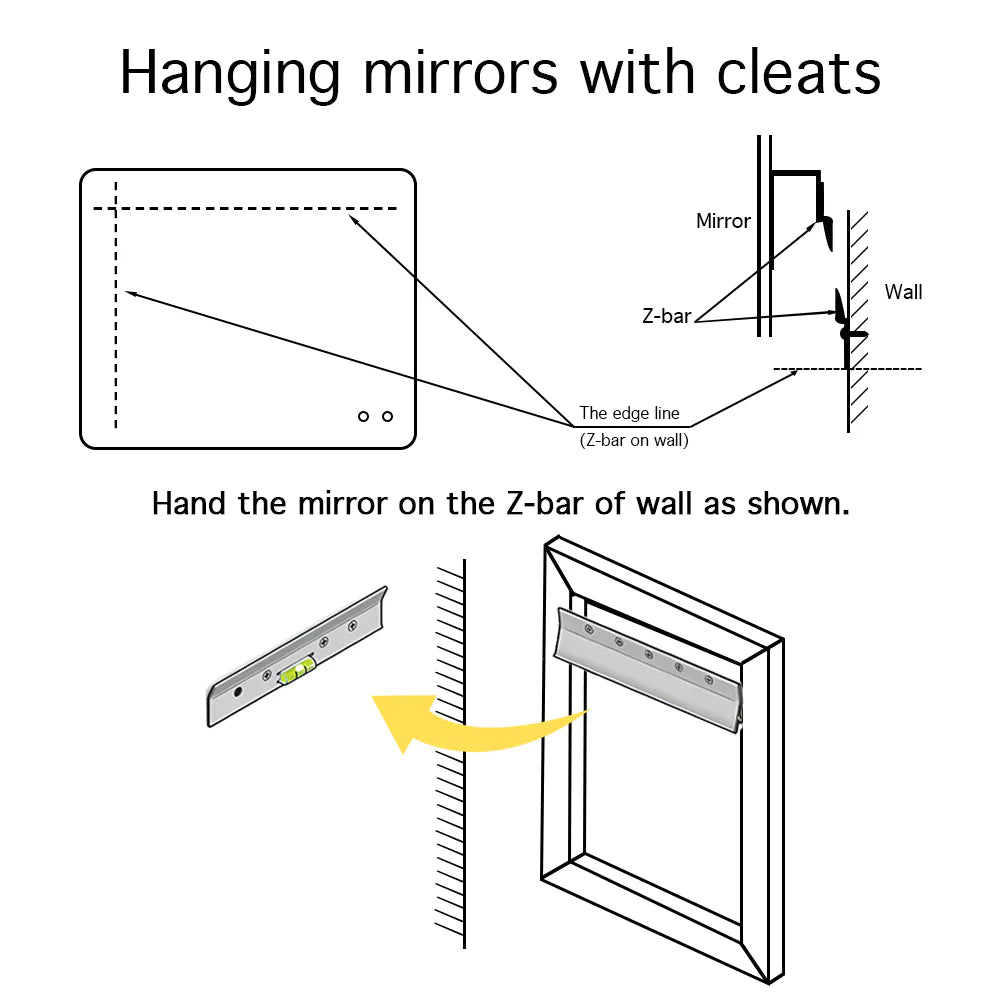 1500X750MM RECTANGULAR LED BATHROOM MIRROR WITH DEMISTER & 3 COLOURS LIGHT